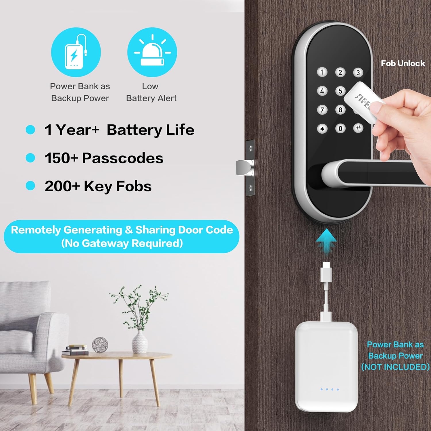 Sifely Smart Door Lock with Code Passcode