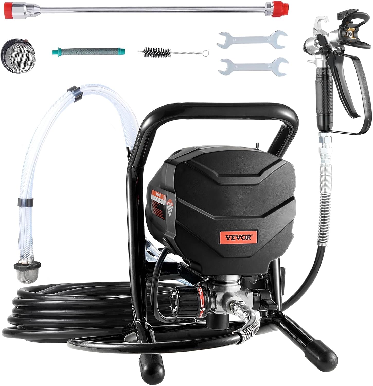 VEVOR Stand Airless Paint Sprayer, 650W High Efficiency Airless Sprayer